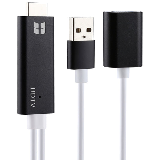 USB 3.0 Female HDMI HD 1080P Video Converter HDTV Cable(Black) by buy2fix
