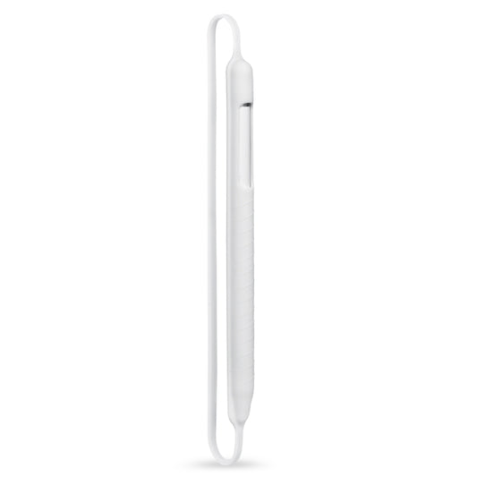 Apple Pencil Shockproof Soft Silicone Protective Cap Holder Sleeve Pouch Cover for iPad Pro 9.7 / 10.5 / 11 / 12.9 Pencil Accessories (White) by buy2fix