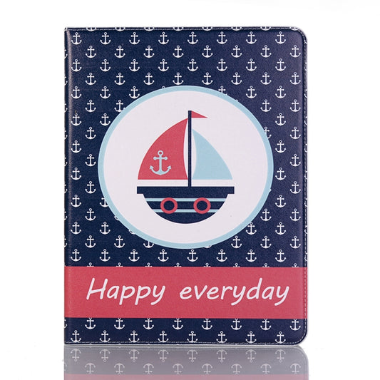 Ship Pattern Horizontal Flip Leather Case for iPad Air 11 2024 / iPad Pro 11 inch (2018),with Card Slots & Holder & Wallet & Photo Frame & Pen slot by buy2fix