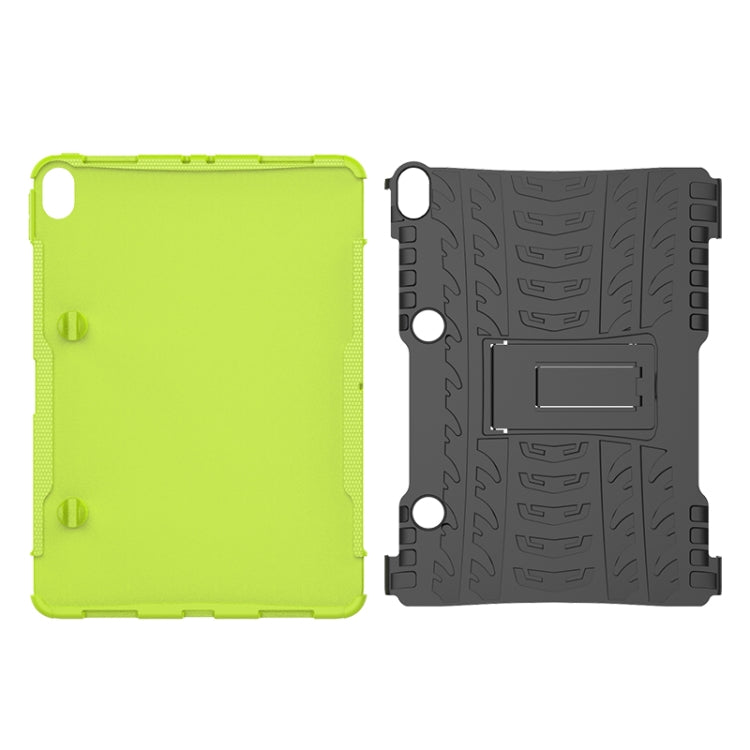 Tire Texture TPU+PC Shockproof Case for iPad Pro 11 inch (2018), with Holder & Pen Slot (Green) - iPad Pro 11 (2018) Cases by buy2fix | Online Shopping UK | buy2fix