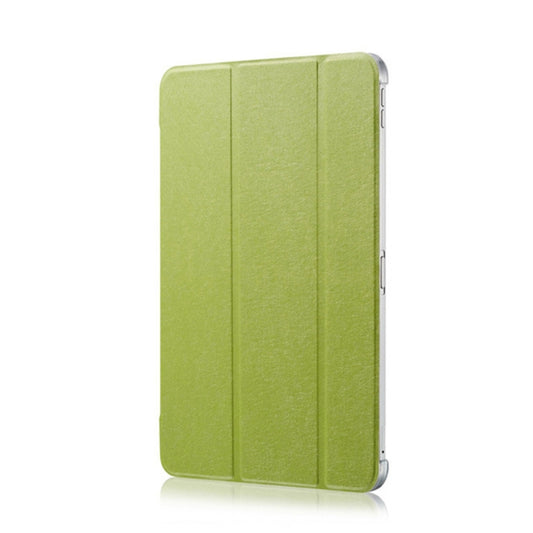 Silk Texture Horizontal Flip Clip Magnetic PU Leather Case for iPad Air 13 2024 / iPad Pro 12.9 inch (2018), with Three-folding Holder & Sleep / Wake-up Function(Green) by buy2fix