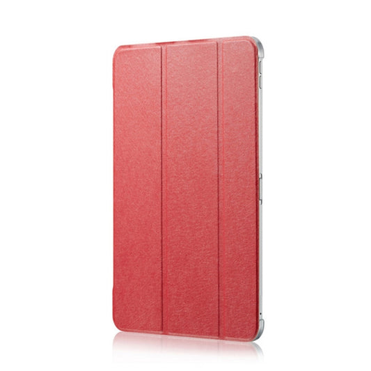 Silk Texture Horizontal Flip Magnetic PU Leather Case for iPad Air 13 2024 / iPad Pro 12.9 inch (2018), with Three-folding Holder & Sleep / Wake-up Function(Red) by buy2fix