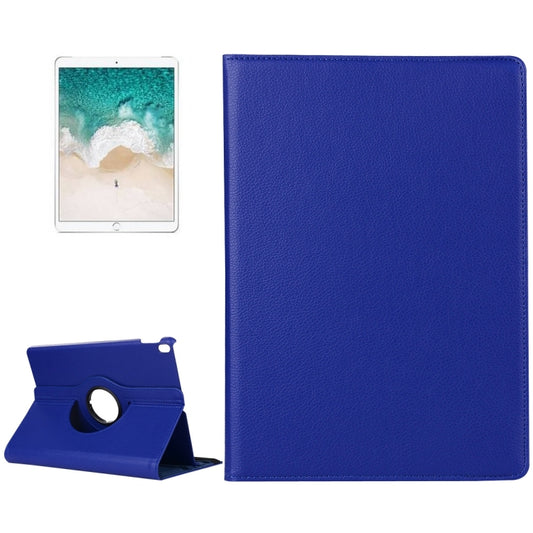 Litchi Texture 360 Degree Spin Multi-function Horizontal Flip Leather Protective Case with Holder for iPad Pro 10.5 inch / iPad Air (2019) (Dark Blue) - iPad Pro 10.5 inch Cases by buy2fix | Online Shopping UK | buy2fix
