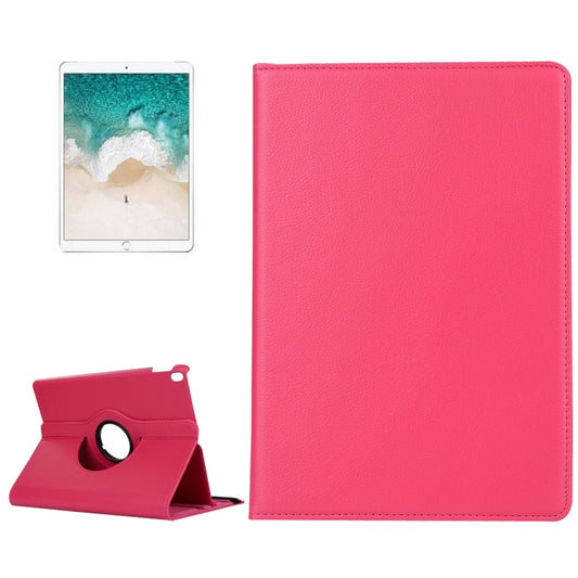 Litchi Texture 360 Degree Spin Multi-function Horizontal Flip Leather Protective Case with Holder for iPad Pro 10.5 inch / iPad Air (2019) (Magenta) - iPad Pro 10.5 inch Cases by buy2fix | Online Shopping UK | buy2fix