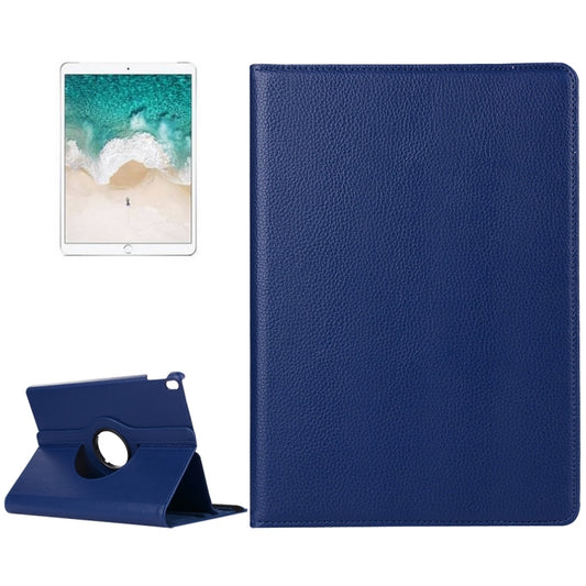 Litchi Texture 360 Degree Spin Multi-function Horizontal Flip Leather Protective Case with Holder for iPad Pro 10.5 inch / iPad Air (2019) (Navy Blue) - iPad Pro 10.5 inch Cases by buy2fix | Online Shopping UK | buy2fix
