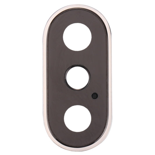 Rear Camera Lens Ring for iPhone X(Silver) by buy2fix