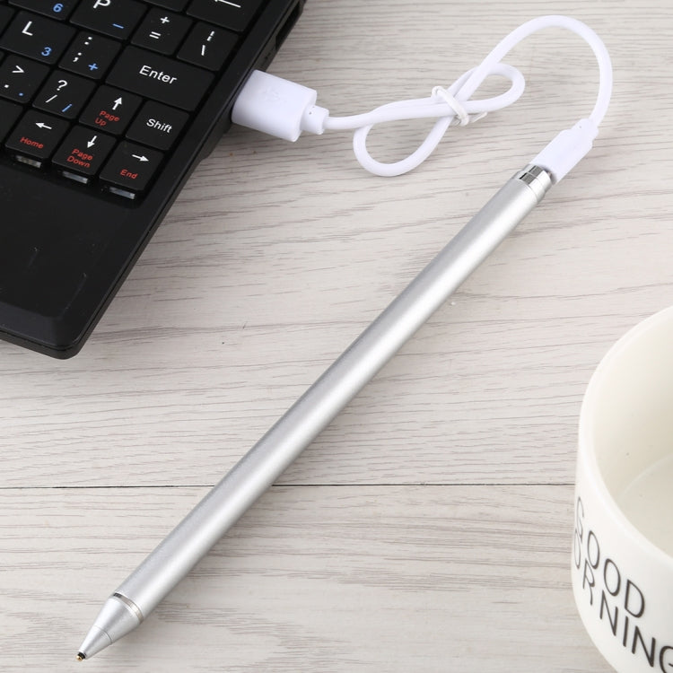 Active Capacitive Stylus for iPod touch / iPad mini & Air & Pro / iPhone(Silver) by buy2fix