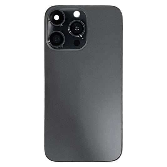 Back Cover with Appearance Imitation of iP15 Pro for iPhone XR(Black) by buy2fix