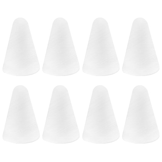 8 PCS Non-slip Mute Wear-resistant Nib Cover for Apple Pencil 1 / 2(Transparent) by buy2fix