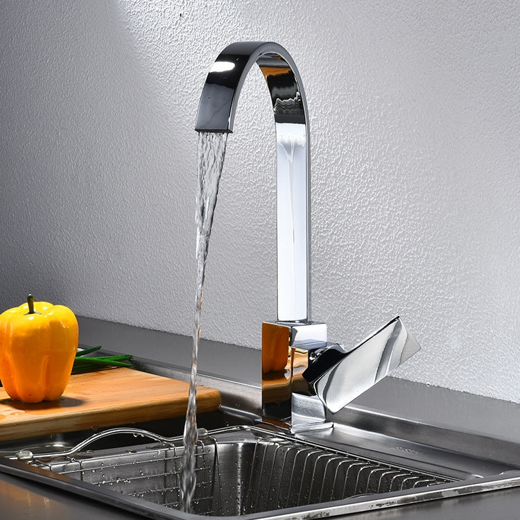 Rotatable Faucet Sinks Cold And Hot Water Tap, CN Plug by buy2fix