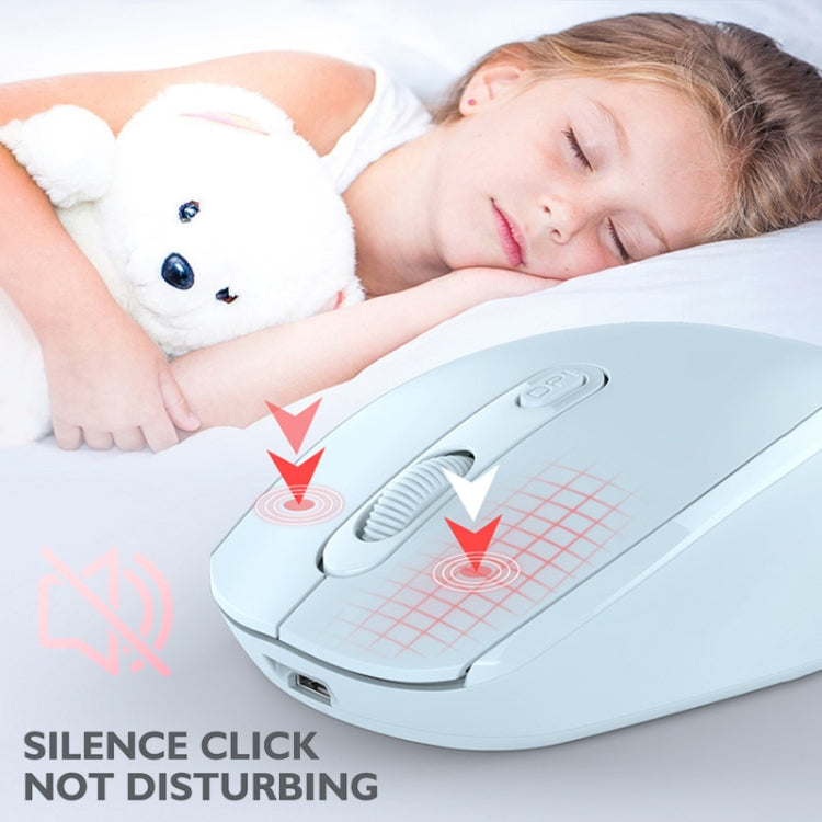 M107 4-buttons 1600 DPI 2.4GHz Wireless Mouse, Battery Version (Blue) by buy2fix