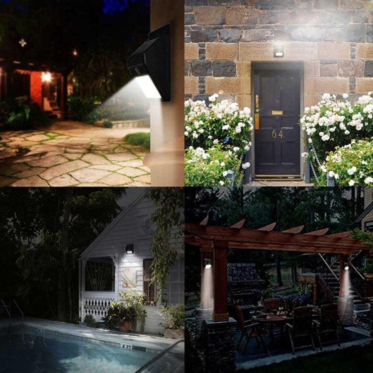 White Light Outdoor Solar Motion Sensor Light, 20 LED for Yard / Garden / Home / Driveway / Stairs / Outside Wall(Black) by buy2fix