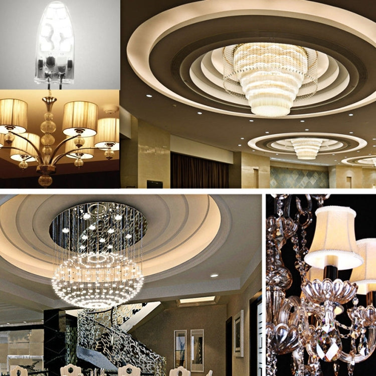 G4 2W 180LM Corn Light Bulb, 12 LED SMD 2835 Silicone, DC 12V, Small Size: 4.1x1x1cm(White Light) by buy2fix