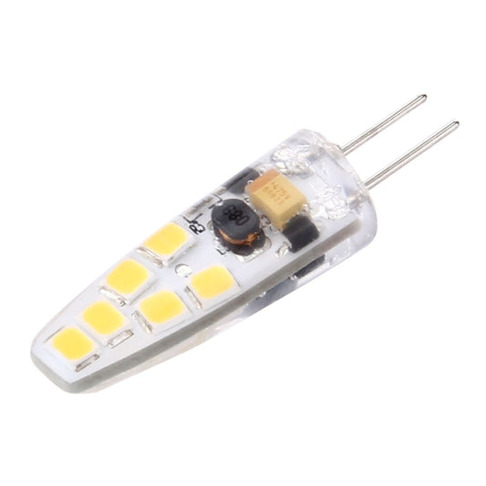 G4 2W 180LM Corn Light Bulb, 12 LED SMD 2835 Silicone, DC 12V, Small Size: 4.1x1x1cm(Warm White) by buy2fix