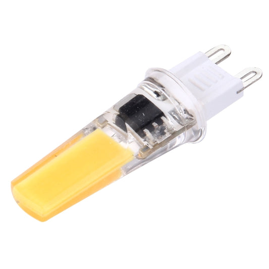 G9 3W 300LM COB LED Light , Silicone Dimmable for Halls / Office / Home, AC 220-240V, White Plug(Warm White) by buy2fix