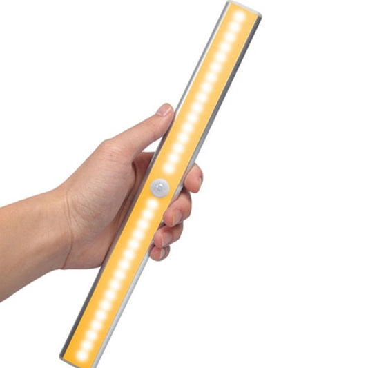 2.8W 20 LEDs Warm White Wide Screen Intelligent Human Body Sensor Light LED Corridor Cabinet Light, USB Charging Version by buy2fix