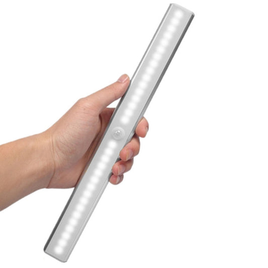 2.8W 30 LEDs White Light Wide Screen Intelligent Human Body Sensor Light LED Corridor Cabinet Light, USB Charging Version by buy2fix