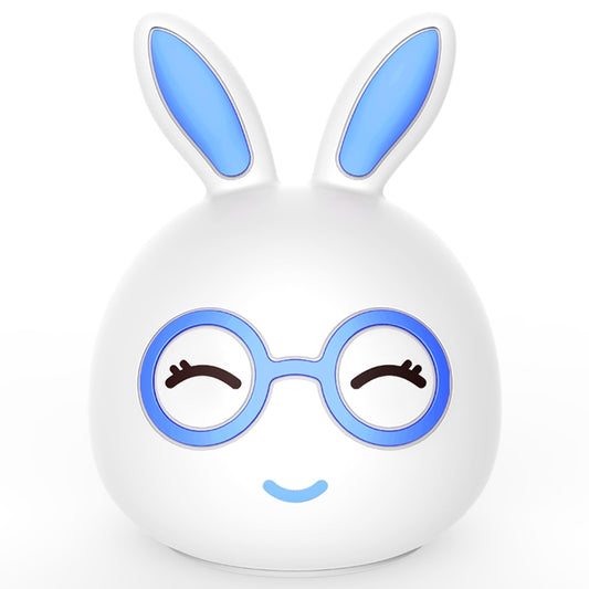 Happy Rabbit Creative Touch 3D LED Decorative Night Light, USB Charging Version (Blue) by buy2fix