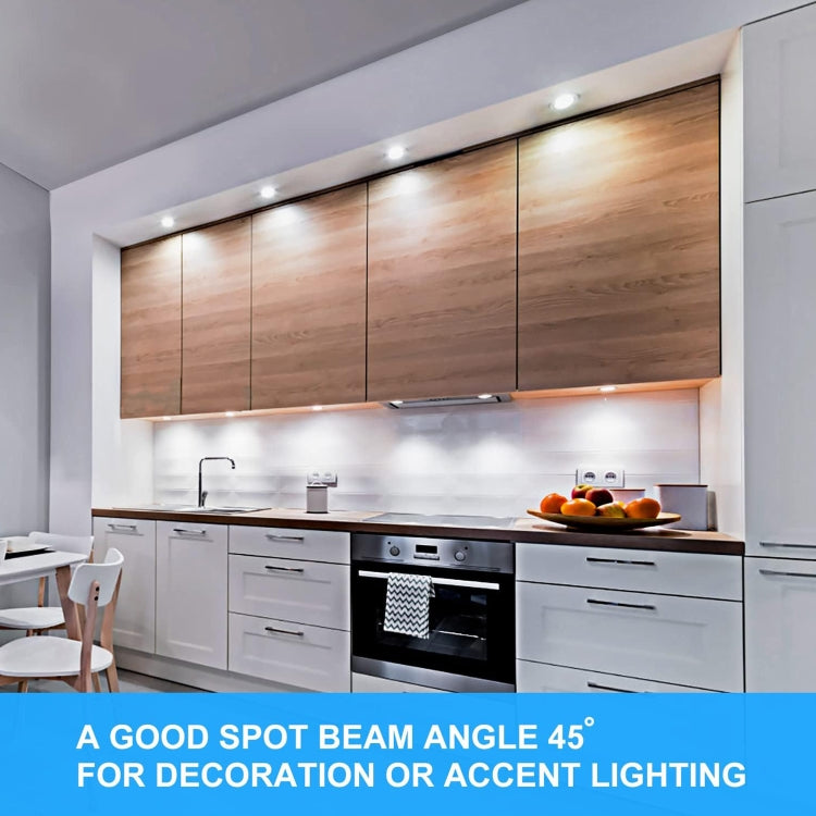 MR16-6LED 5W 2835COB LED Spotlight, AC12-18V DC12-24V (White Light) by buy2fix