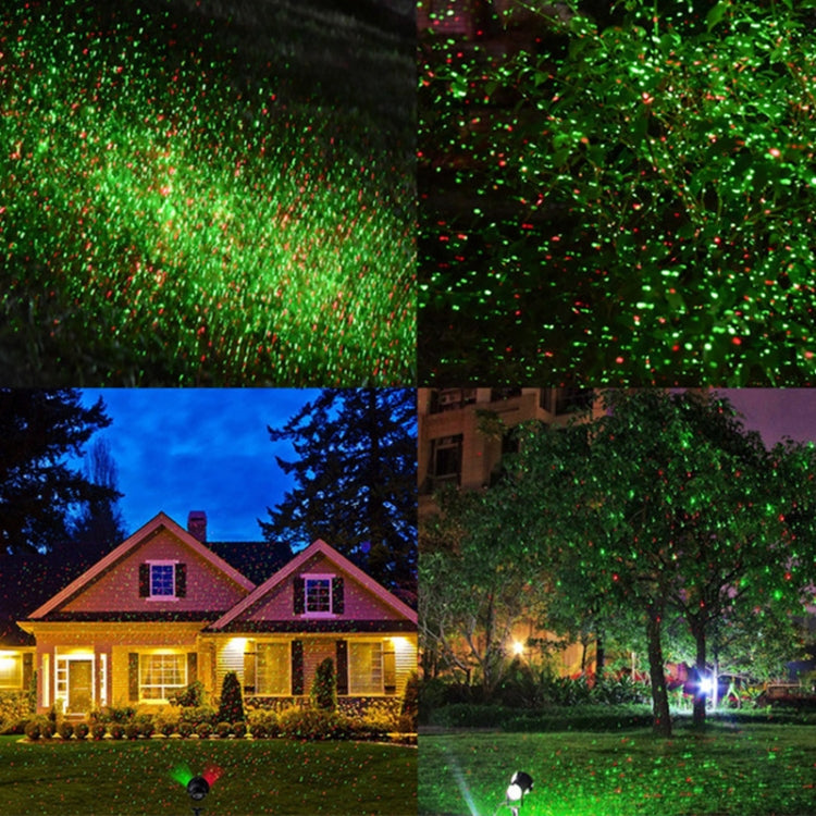 Rotatable USB Charging Projection Light Double Hole Laser Stage Light by buy2fix