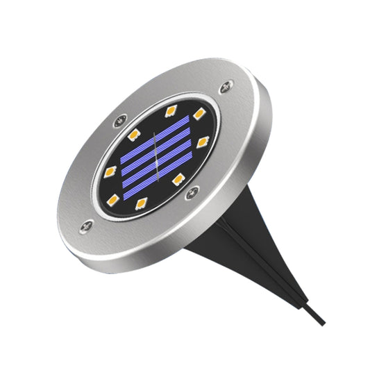 8 LEDs Colorful Dimmable Solar Outdoor Garden Lawn Light Sensor Type Intelligent Light Control Buried Light by buy2fix
