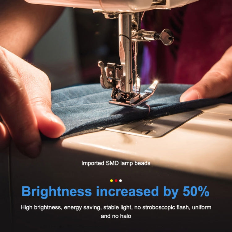 LED Sewing Machine Lamp USB Stepless Dimming Touch Magnet Working Energy-saving Lamp (Blue) by buy2fix