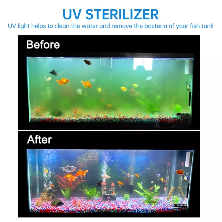 UV-009 9W Ultraviolet Germicidal Lamp Disinfection Light for Aquarium, EU Plug - Fish Tank Lamps by buy2fix | Online Shopping UK | buy2fix