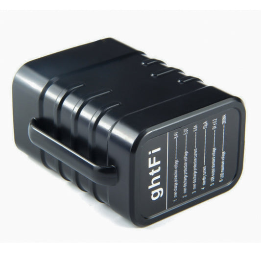 6 Sections 18650 Battery Multi-function Mobile Power Box with 12.4v Round Head & 5v USB Dual Voltage Output Without Battery(Black) by buy2fix