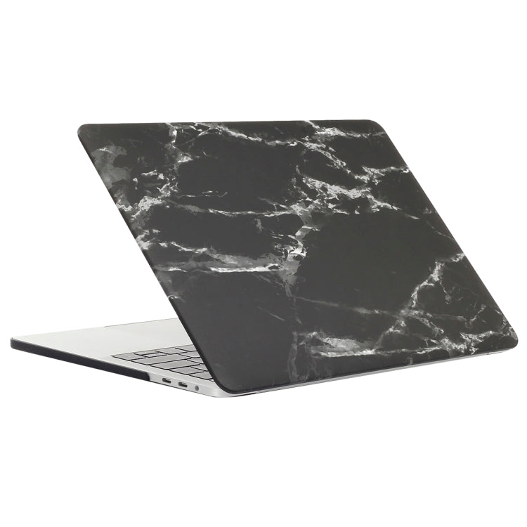 For 2016 New Macbook Pro 13.3 inch A1706 & A1708 Black White Texture Marble Pattern Laptop Water Decals PC Protective Case by buy2fix