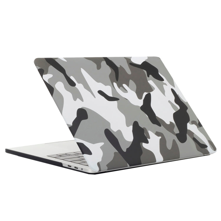 For 2016 New Macbook Pro 13.3 inch A1706 & A1708 Grey Camouflage Pattern Laptop Water Decals PC Protective Case by buy2fix