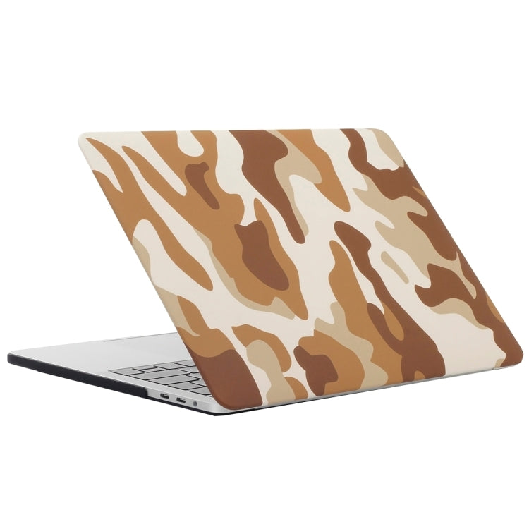 For 2016 New Macbook Pro 13.3 inch A1706 & A1708 Brown Camouflage Pattern Laptop Water Decals PC Protective Case by buy2fix