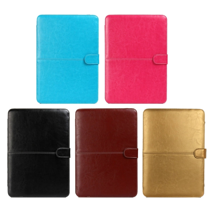 For 2016 New Macbook Pro 15.4 inch A1707 Laptop Crazy Horse Texture Horizontal Flip Leather Case(Coffee) by buy2fix