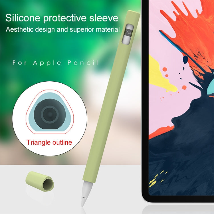 LOVE MEI For Apple Pencil 1 Triangle Shape Stylus Pen Silicone Protective Case Cover (Blue) by LOVE MEI