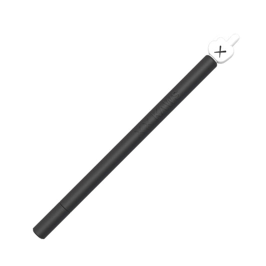 LOVE MEI For Apple Pencil 2 Middle Finger Shape Stylus Pen Silicone Protective Case Cover (Black) by LOVE MEI