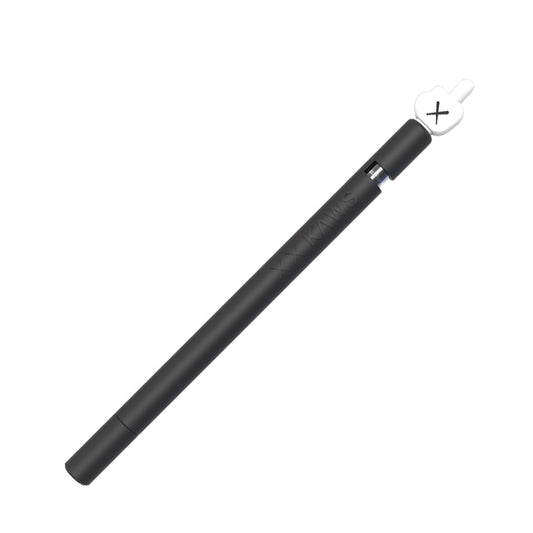 LOVE MEI For Apple Pencil 1 Middle Finger Shape Stylus Pen Silicone Protective Case Cover (Black) by LOVE MEI