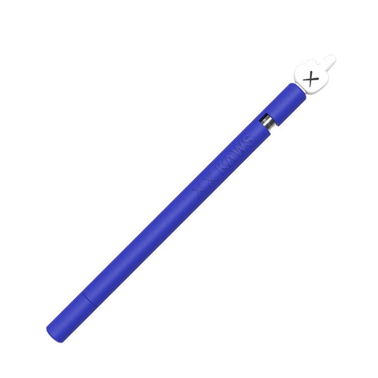 LOVE MEI For Apple Pencil 1 Middle Finger Shape Stylus Pen Silicone Protective Case Cover (Blue) by LOVE MEI
