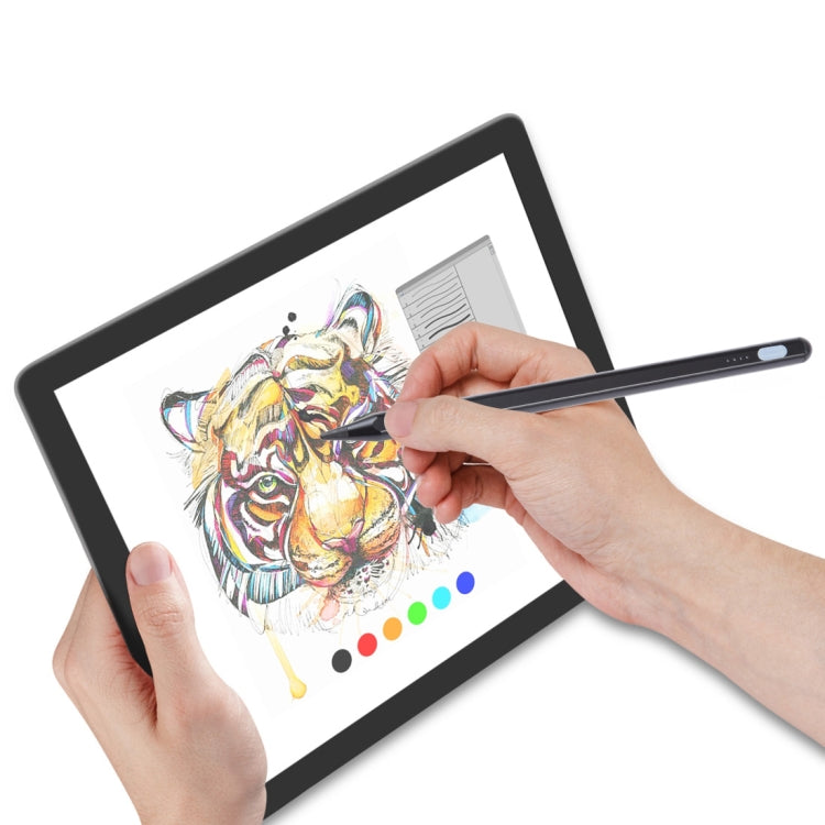 K-2260 Universal Aluminum Alloy Active Capacitive Stylus Pen(Black) by buy2fix