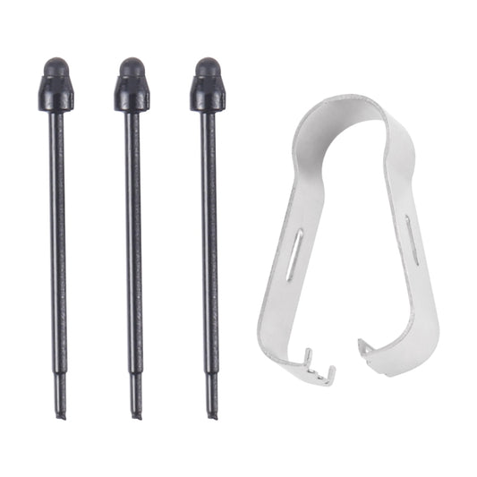 For Samsung Galaxy Z Fold5 / Fold4 / Fold3 4 in 1 Stylus Pen Replacement Pencil Tips (Black) by buy2fix