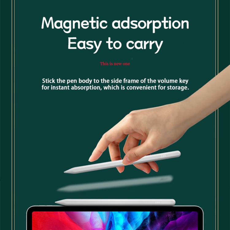 JD12 Anti-mistouch Stylus Pen with Battery Display(White) by buy2fix