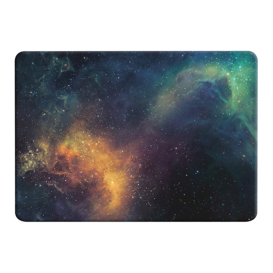 For Macbook Pro Retina 12 inch Starry Sky Patterns Apple Laptop Water Decals PC Protective Case(Green) by buy2fix