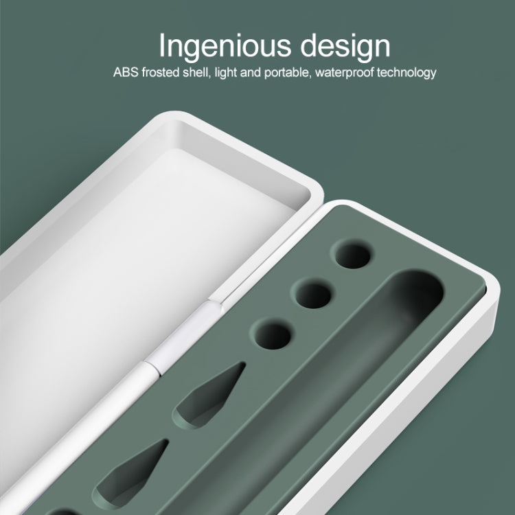 Multifunctional Shockproof Storage Box for Apple Pencil 1 / 2 (Blue) by buy2fix