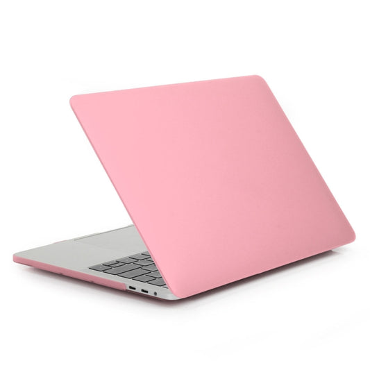 ENKAY Hat-Prince 2 in 1 Frosted Hard Shell Plastic Protective Case + Europe Version Ultra-thin TPU Keyboard Protector Cover for 2016 MacBook Pro 15.4 Inch with Touch Bar (A1707) (Pink) by ENKAY