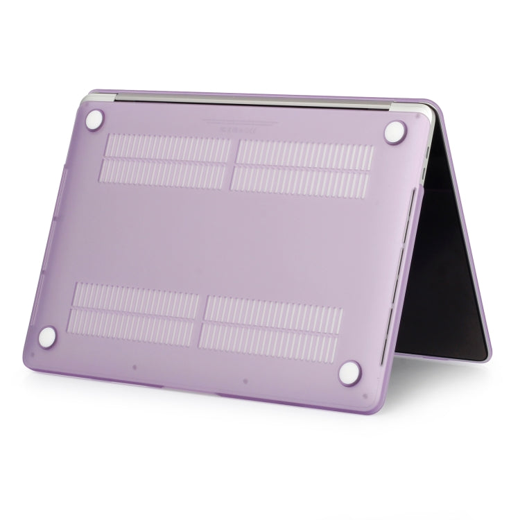 Laptop Frosted Style PC Protective Case for MacBook Pro 15.4 inch A1990 (2018)(Purple) by buy2fix