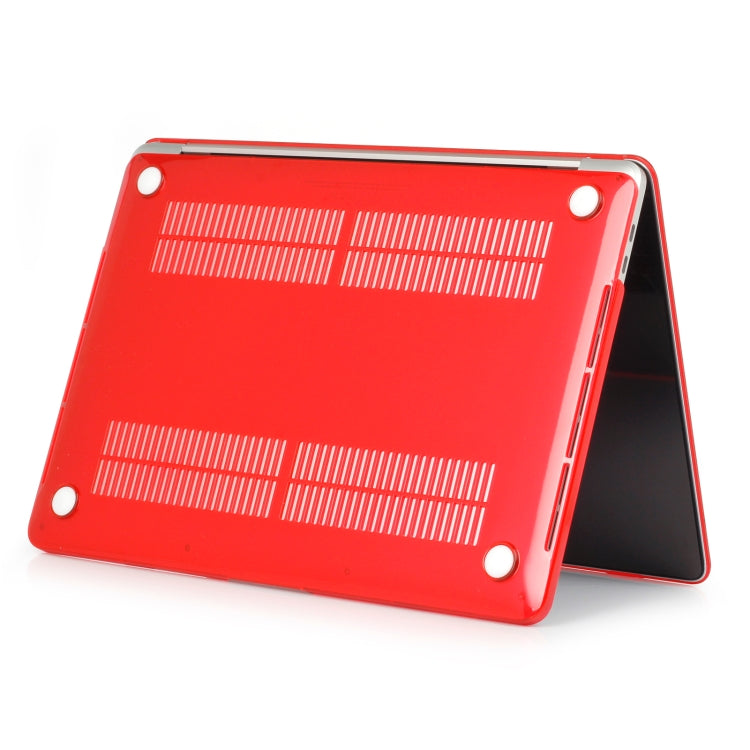 Laptop Crystal Style PC Protective Case for MacBook Pro 15.4 inch A1990 (2018) (Red) by buy2fix
