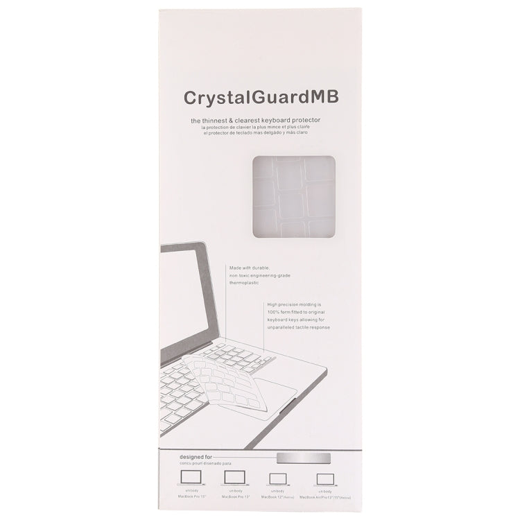 Keyboard Protector Silica Gel Film for MacBook Pro 13 / 15 & Air 13 (A1466 / A1502 / A1278 / A1286)(Transparent) by buy2fix
