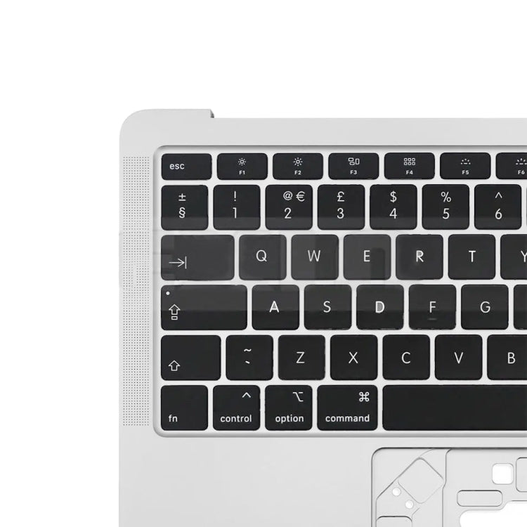 For Macbook Air 13 A2179 2020 C-side Cover + UK Edition Key Board(Silver) by buy2fix