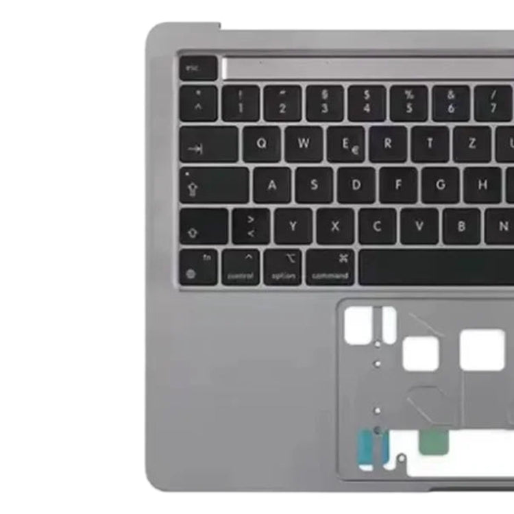 For Macbook Pro 13 inch 2021 A2338 C-side Cover + UK Edition Key Board (Grey) by buy2fix