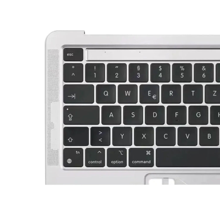 For Macbook Pro 13 inch 2021 A2338 C-side Cover + UK Edition Key Board (Silver) by buy2fix