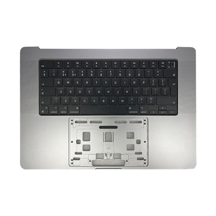 For MacBook Pro 16 inch 2023 A2780 Big Enter Version UK Keyboard with C Shell (Grey) - Keyboard by buy2fix | Online Shopping UK | buy2fix