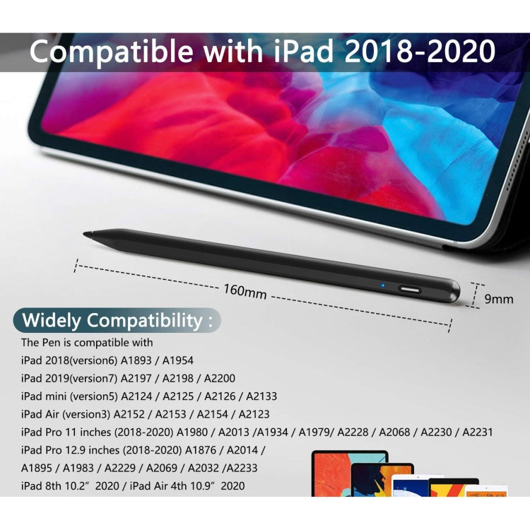 YP0016 Anti-mistouch Magnetic Capacitive Stylus Pen for iPad (White) by buy2fix